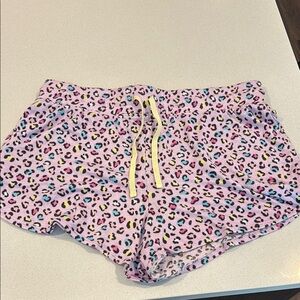 Secret Treasures Multicolor Leopard Print Shorts